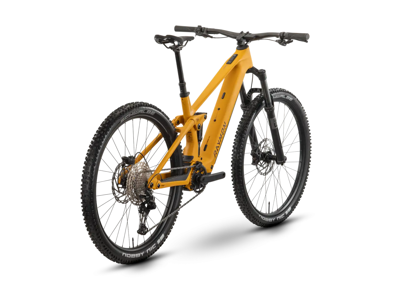 Raymon Airok Comp full-suspension e-bike Kurkuma/Brown