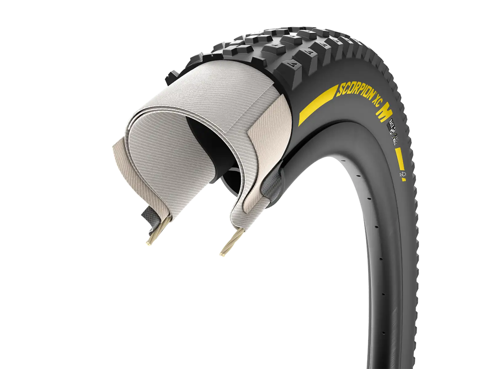 Pirelli Scorpion XC M Team Edition 29x2,4" tire kevlar yellow