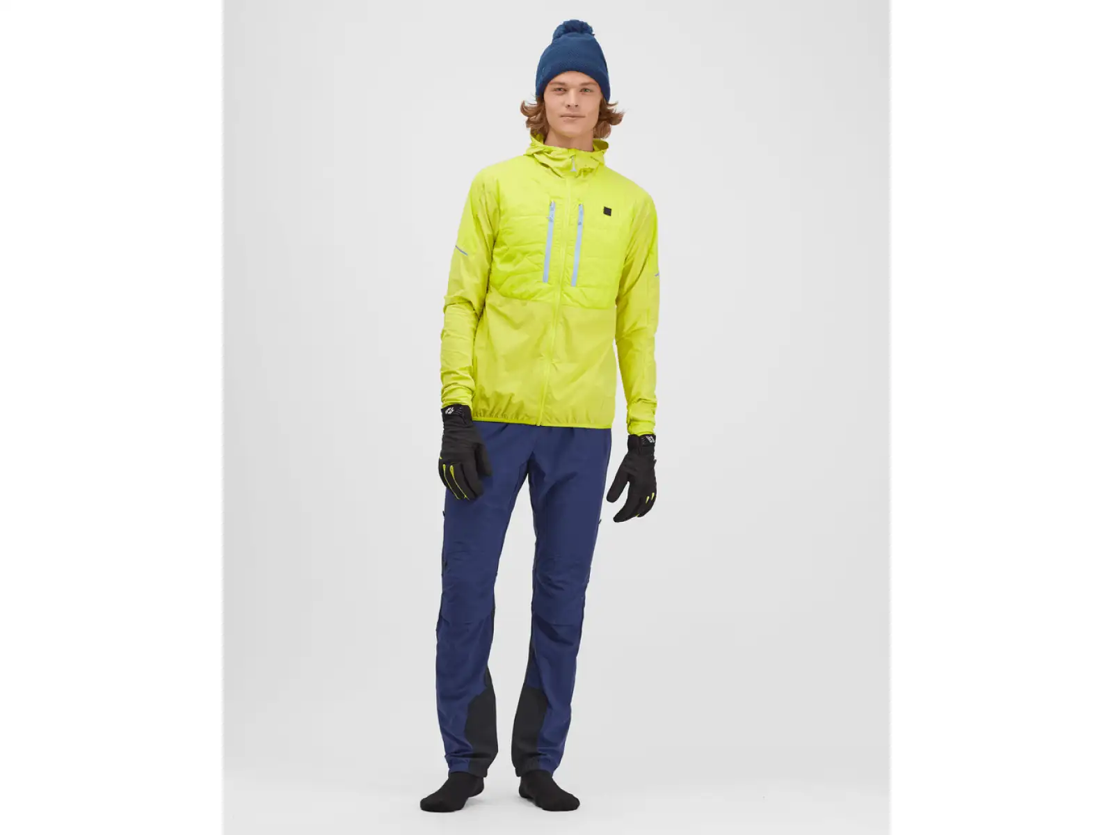 Sivini Core men's jacket lime/blue