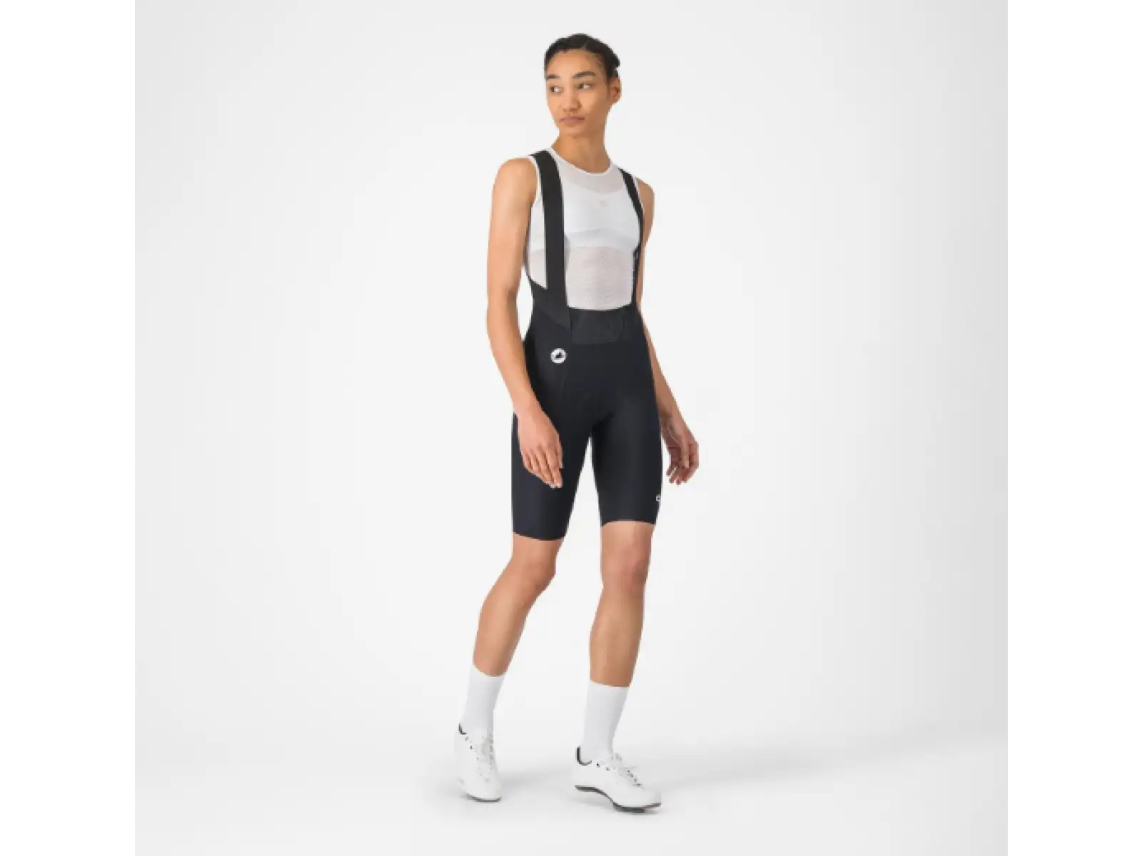 Castelli Espresso 2 W women's shorts with pad and bib Black
