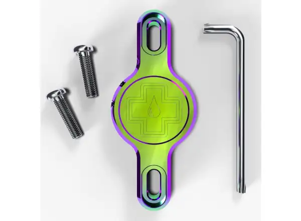 Muc Off Secure Tag Holder 3.0 GPS locator holder Rainbow