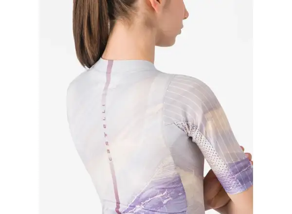 Castelli Aero Pro 8S women's jersey short sleeve Multicolor Purple