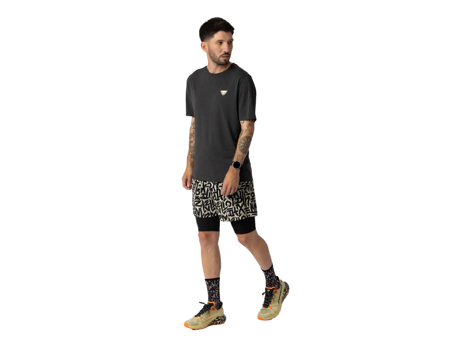 Dynafit Trail men's running T-shirt short sleeve Black Out