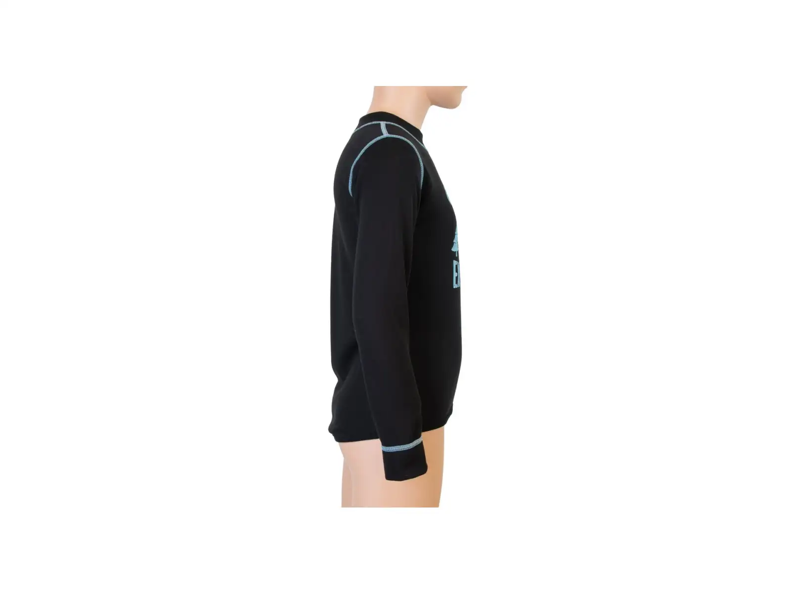 Sensor Double Face Set Wild children's thermal set long sleeve black