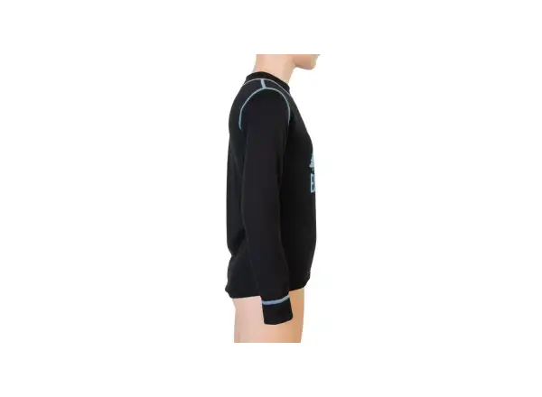Sensor Double Face Set Wild children's thermal set long sleeve black