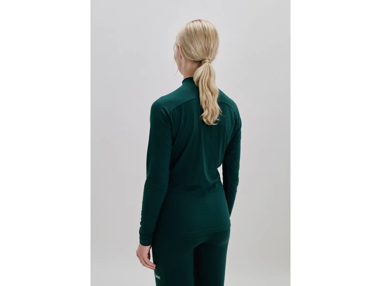 POC Layer Merino women's base layer long sleeve shirt Pargasite Green