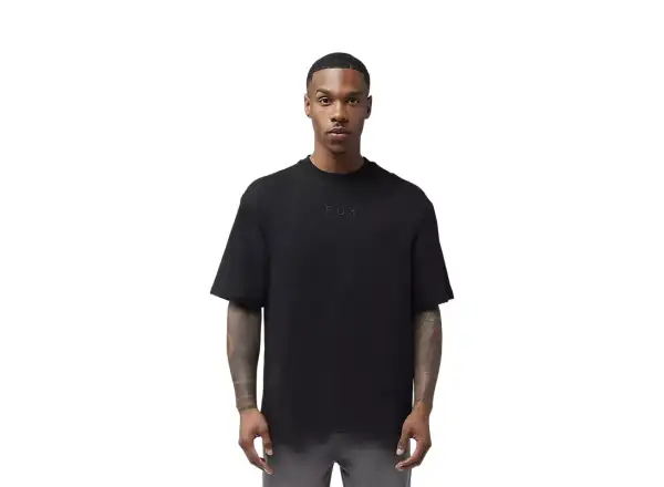 Fox Wordmark men's T-shirt short sleeve Black