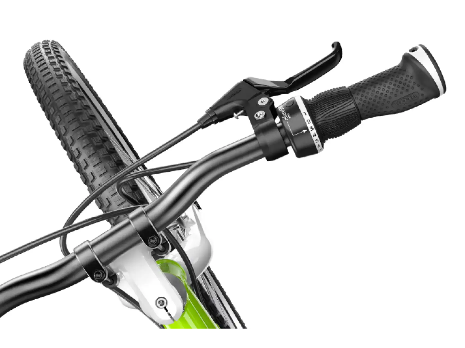 Woom 4 Lizard Lime 20 children's bike