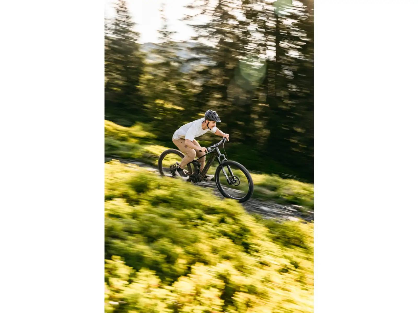 Raymon Airok full-suspension electric bike Silver Stealth/Taupe