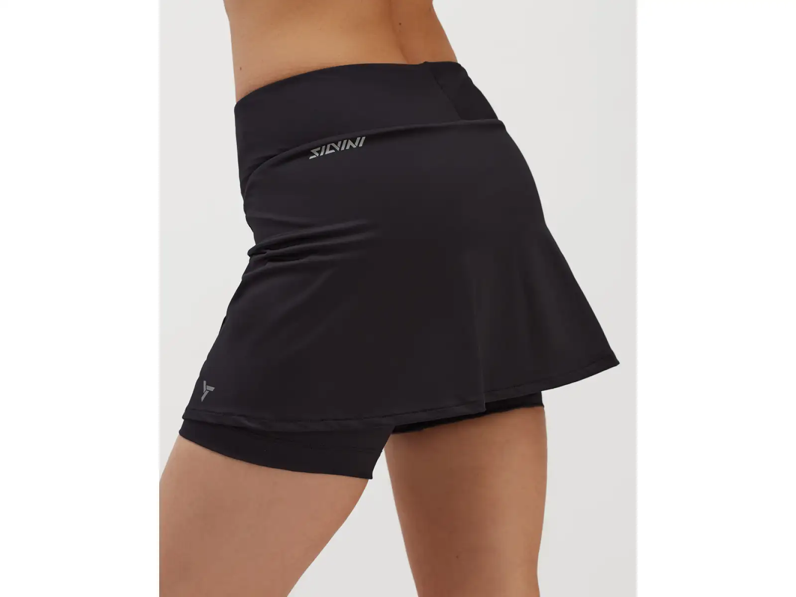 Silvini Isorno Pro women's MTB cycling skirt Black/Charcoal