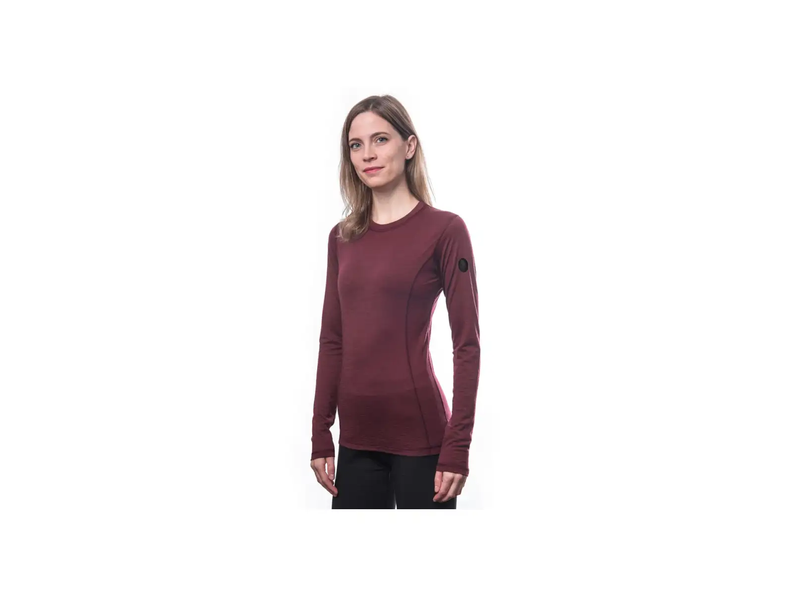 Sensor Merino Air women's shirt long sleeve Port Red