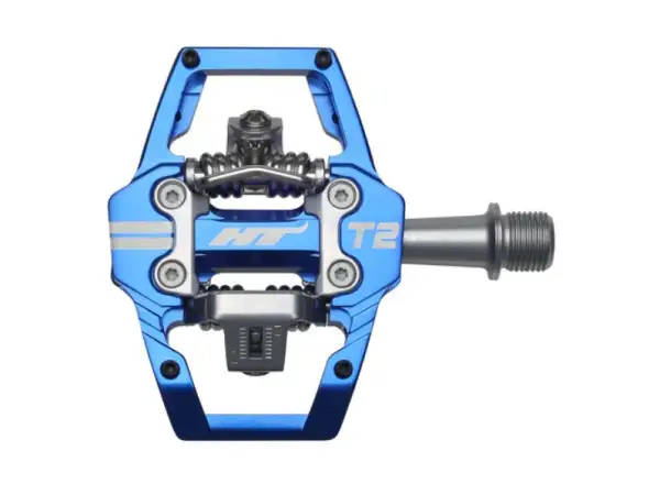 HT HTI-T2 MTB clipless pedals blue