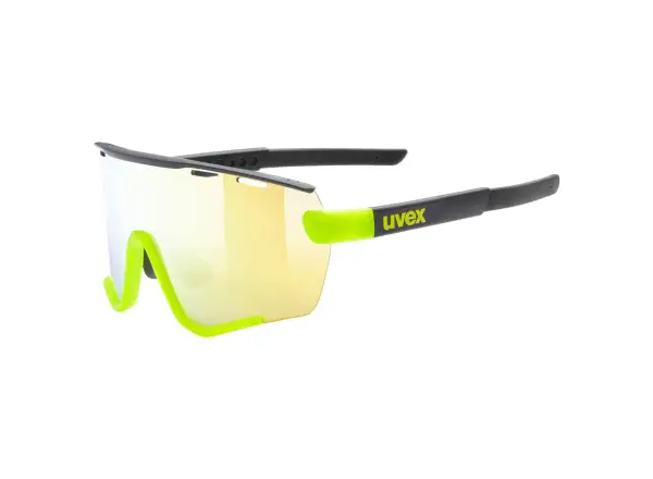 Uvex Sportstyle 236 Set glasses Black Lime Matt /Mirror Yellow