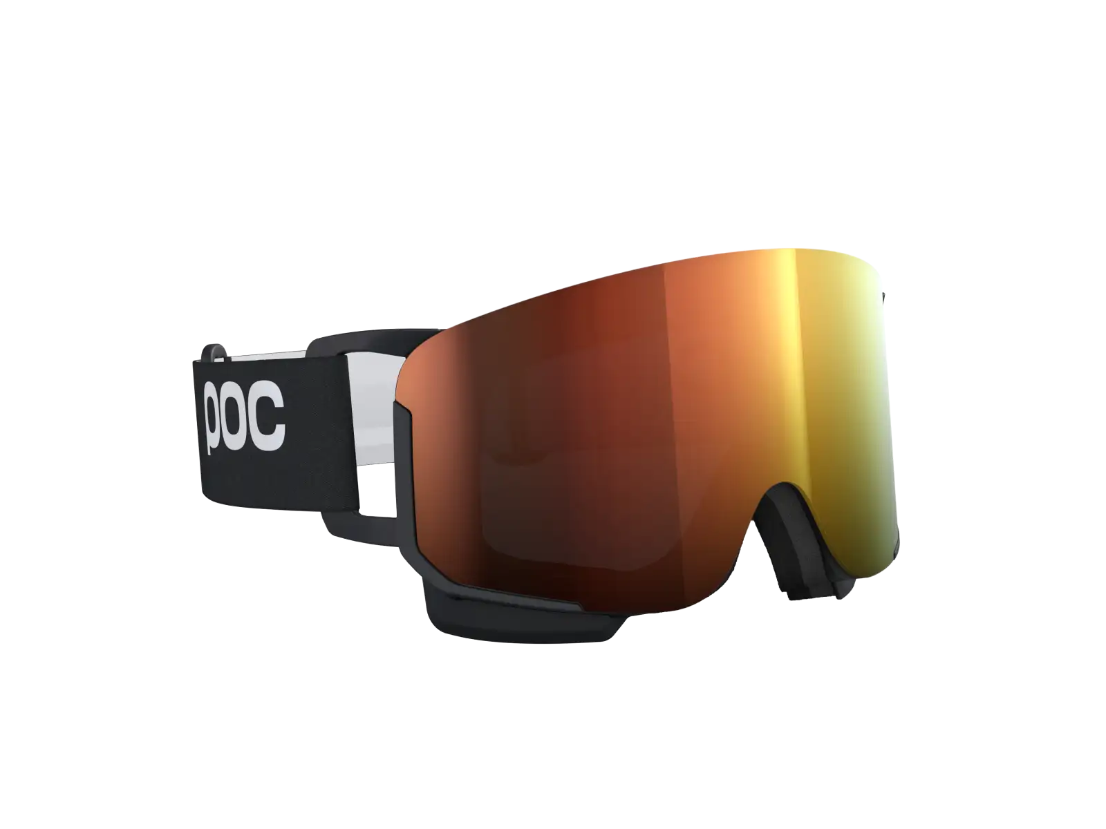 POC Nexal ski goggles Uranium Black/Partly Sunny Orange