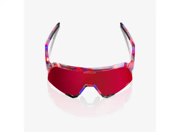 100% S3 glasses FDJ Gloss Translucent Red/Blue/HiPER Fire Red Mirror Lens