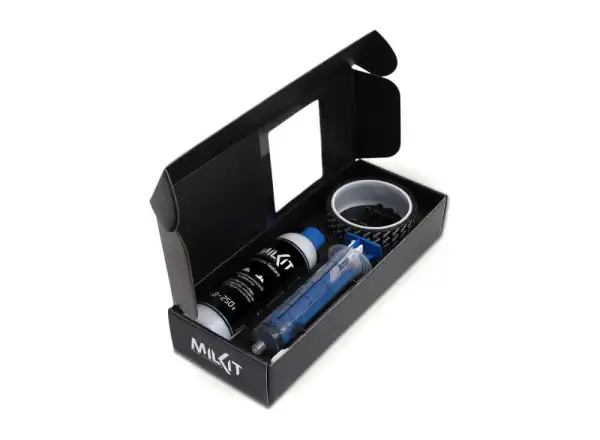 milKit conversion kit for tubeless tires valve 45 mm tape 29 mm