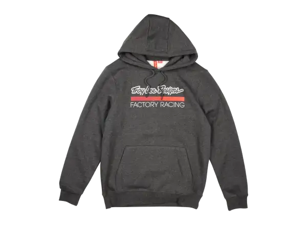 Troy Lee Designs Factory Racing men's sweatshirt Black heather/Red