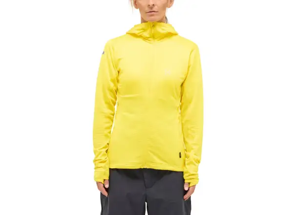Haglöfs L.I.M Mid Multi Hood women's hoodie yellow