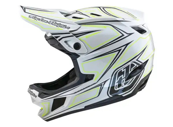 Troy Lee Designs D4 Composite MIPS Pinned helmet Light Gray