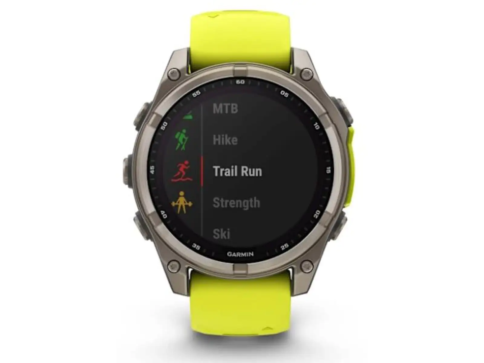 Garmin fenix 8 - 47 mm Solar Sapphire smartwatch Titanium Yellow/Graphite