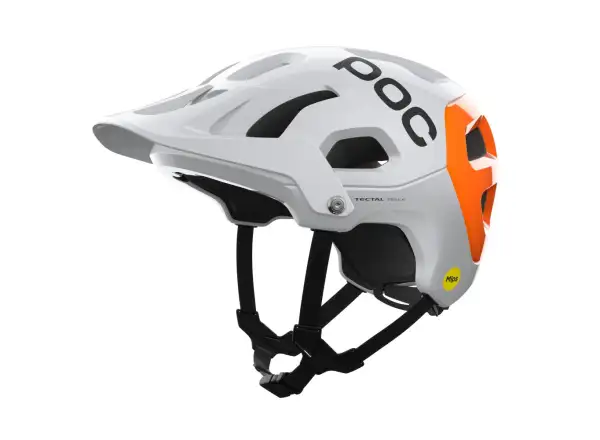POC Tectal Race MIPS NFC helmet Hydrogen White/Fluorescent Orange AVIP
