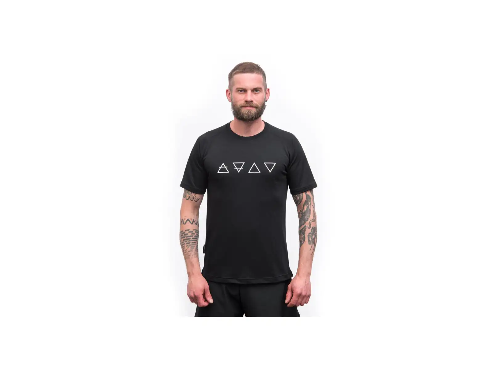 Sensor Merino Blend Elements men's T-shirt short sleeve black