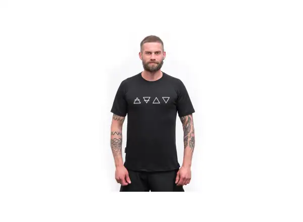 Sensor Merino Blend Elements men's T-shirt short sleeve black