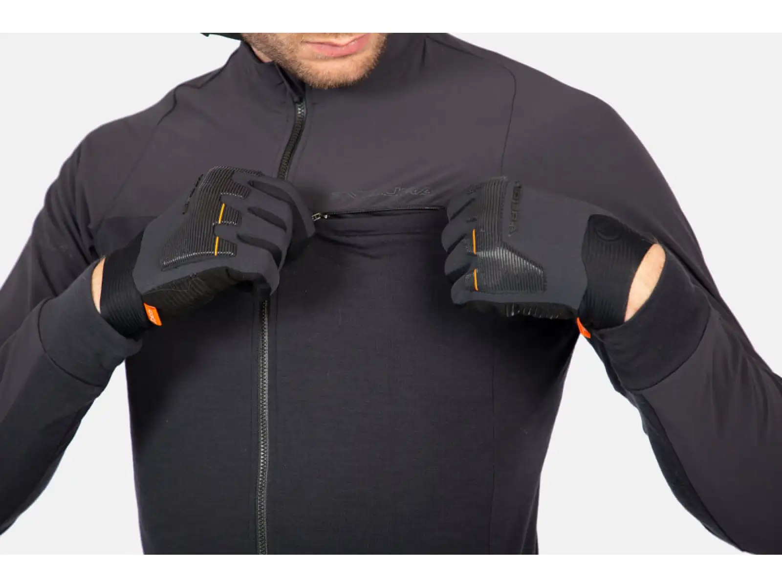 Endura GV500 men's long sleeve jersey black