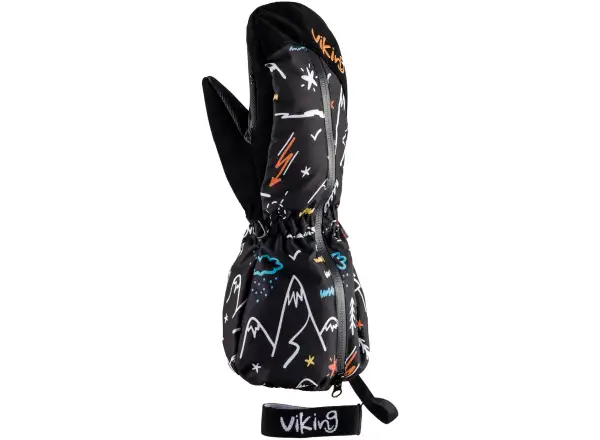 Viking Snoppy children's gloves black