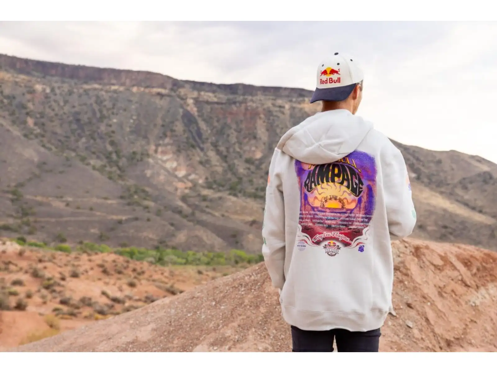 Troy Lee Designs x Red Bull Rampage Valley of Gods men's hoodie Bone