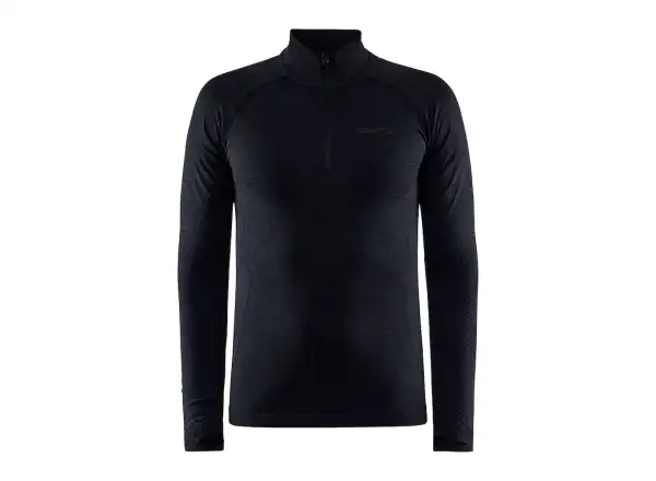 Craft Core Dry Active Comfort Zip men's long sleeve shirt black