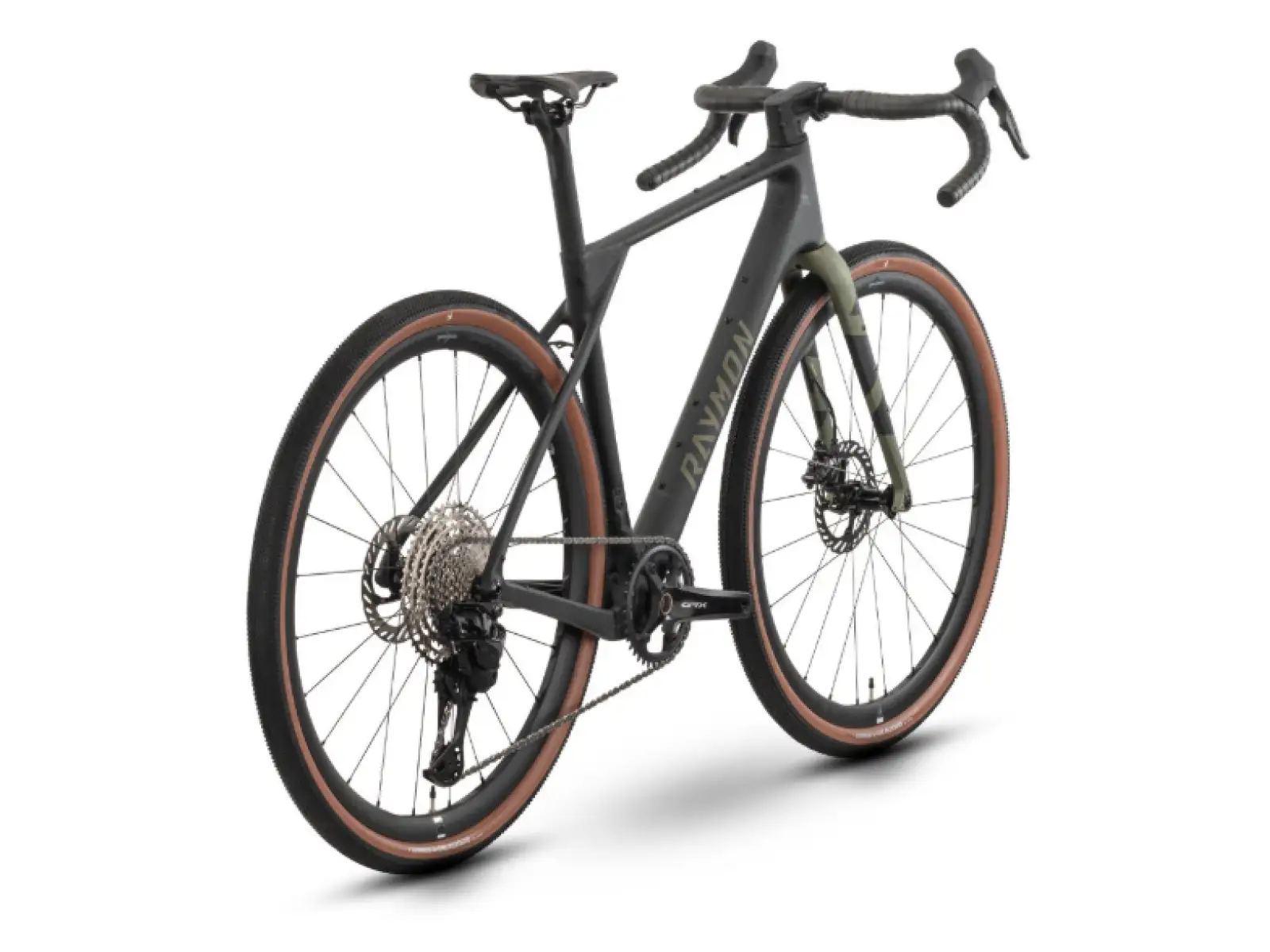 Raymon Soreno Ultra GRX Di2 gravel bike Carbon/Forest Green