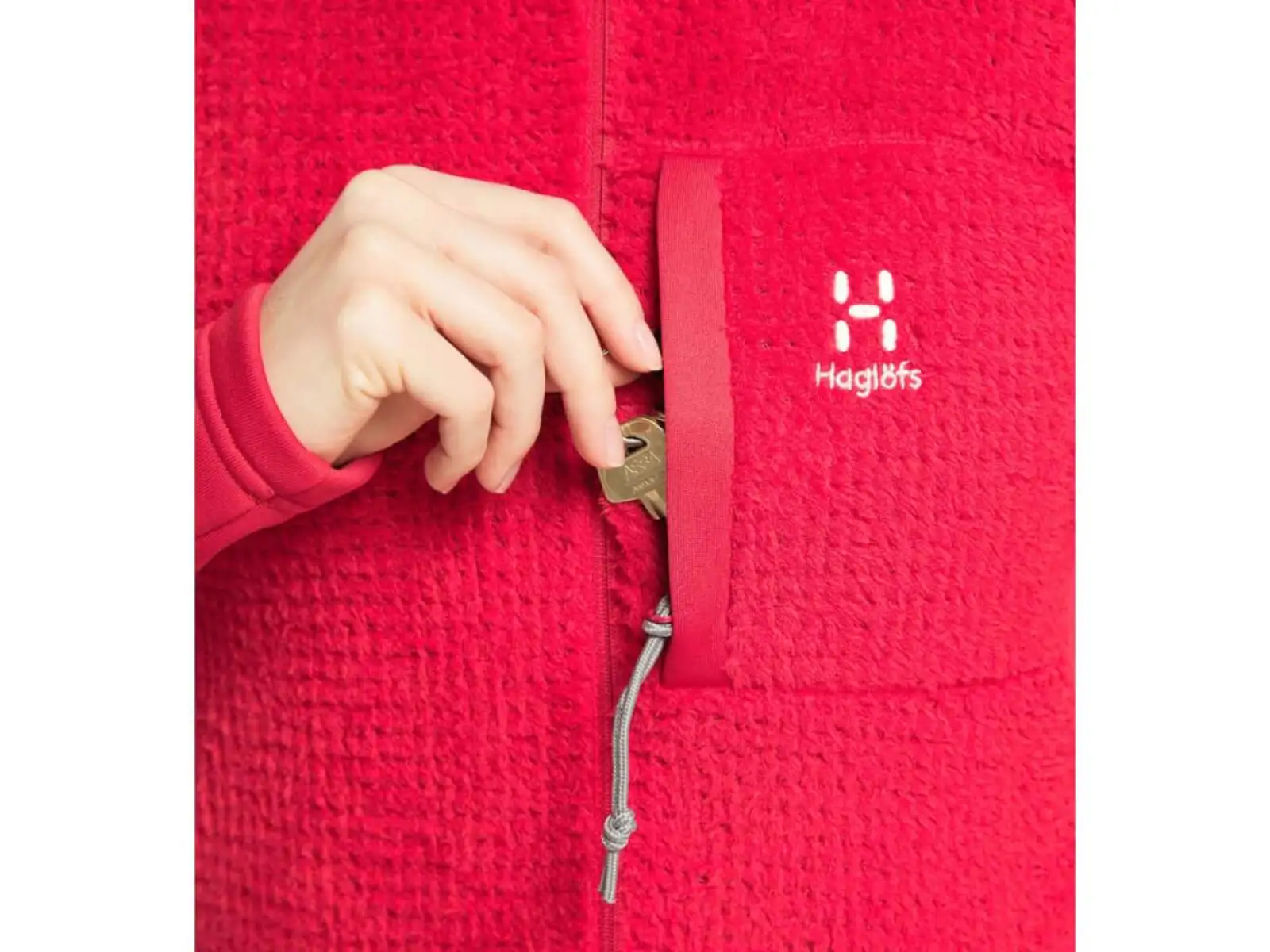 Haglöfs Touring Mid W women's sweatshirt red
