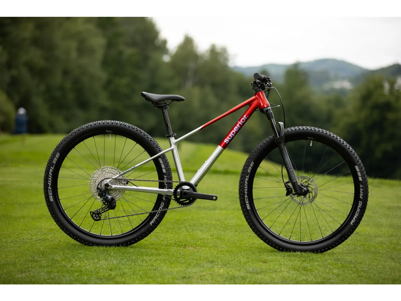 Superior TEAM 27.7 kids bike Gloss Brushed Alu / Red