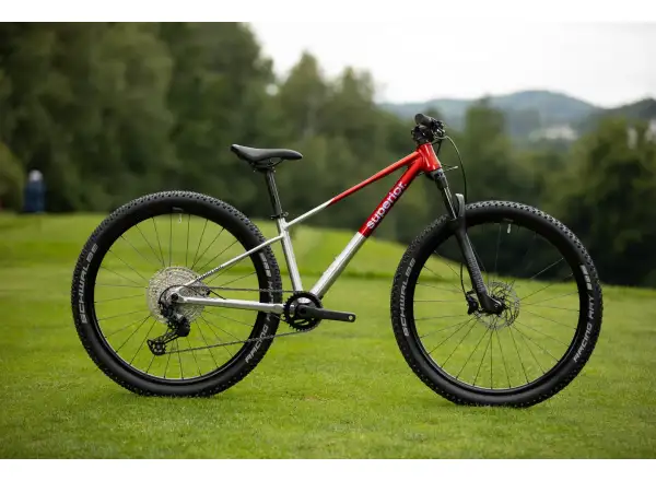 Superior TEAM 27.7 kids bike Gloss Brushed Alu / Red