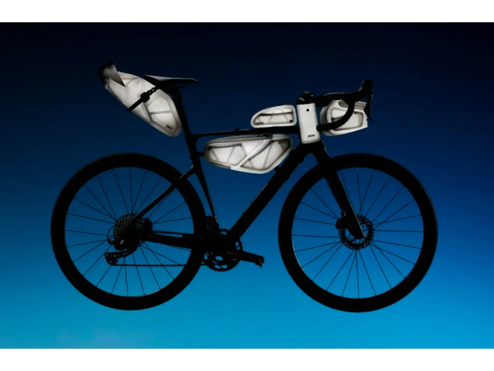 POC Ultra Saddle Bag 7 l saddle bag Hydrogen White Translucent