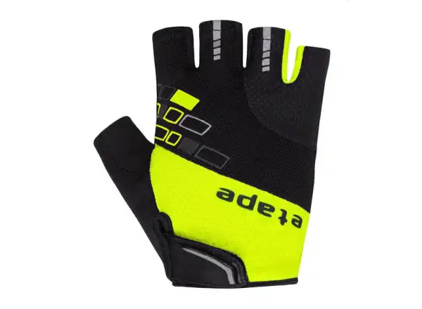 Etape Winner men's gloves black/yellow fluo