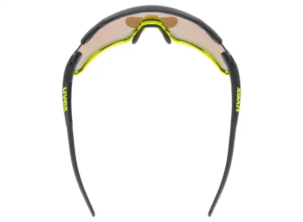 UVEX Sportstyle 228 glasses Black Lime Mat / Mirror Yellow (Cat. 3)