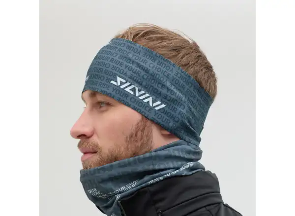 Silvini Agri headband Charcoal/Cloud