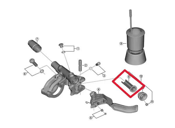 SHIMANO replacement membrane for BL-M9120/M8100/M7100 seal