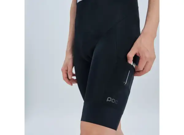 POC Cadence Cargo Bib men's shorts with braces and pad Apatite Navy