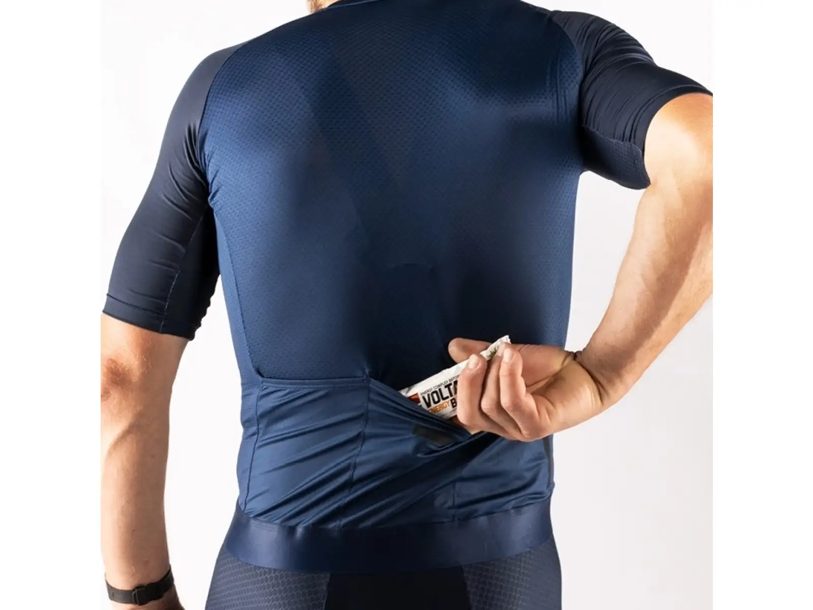 Force Script men's jersey short sleeve dark blue