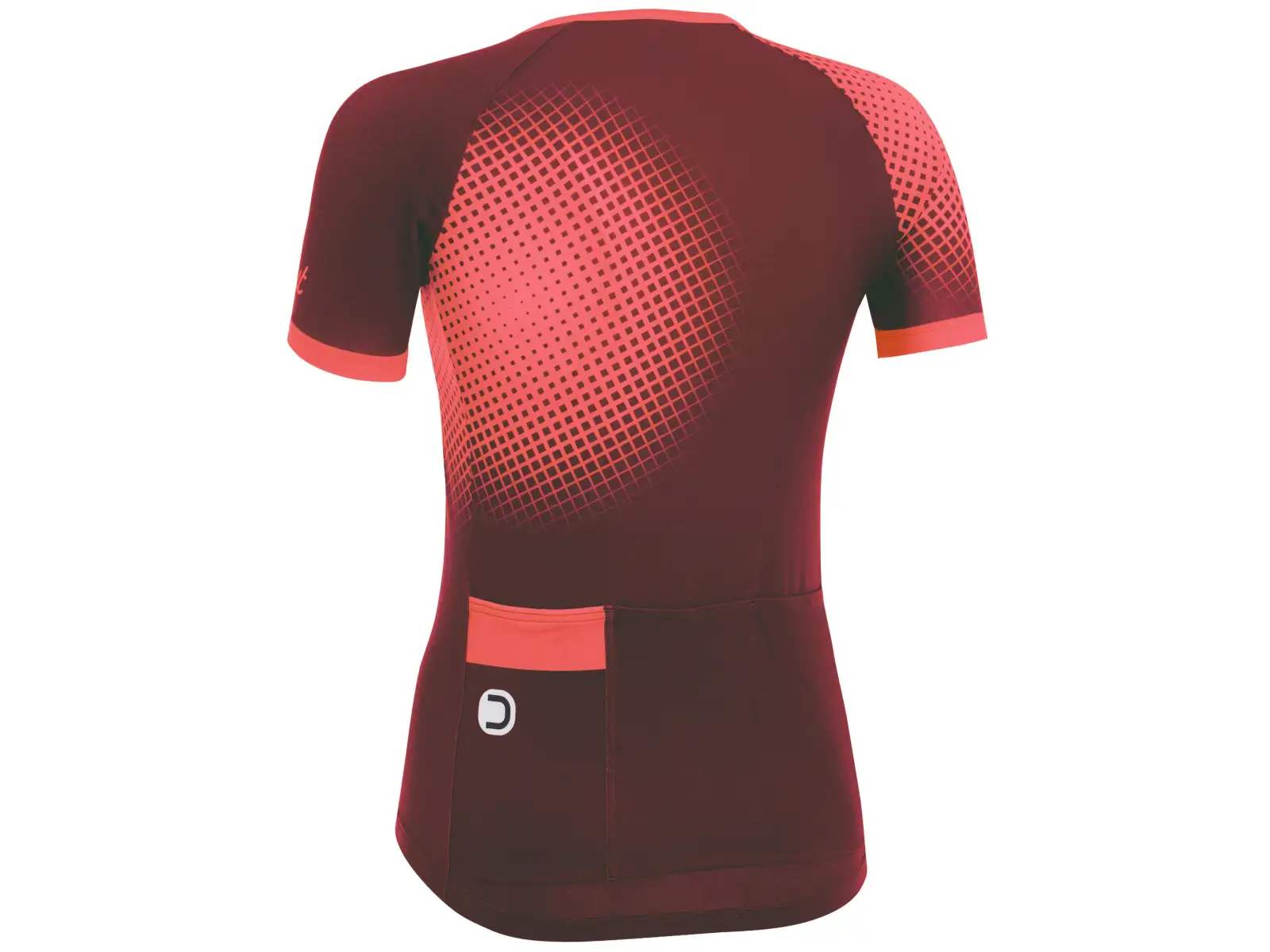 Dotout Square women's jersey short sleeve Bordeaux