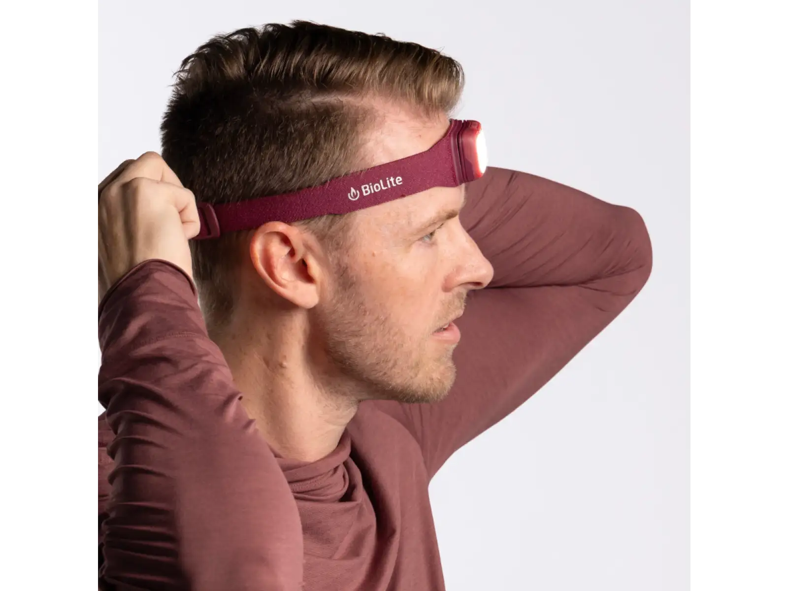 BioLite Range 300 headlamp Wild Fig