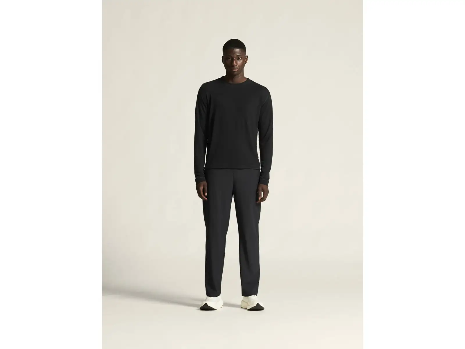 CRAFT Wool Waffle men's T-shirt black