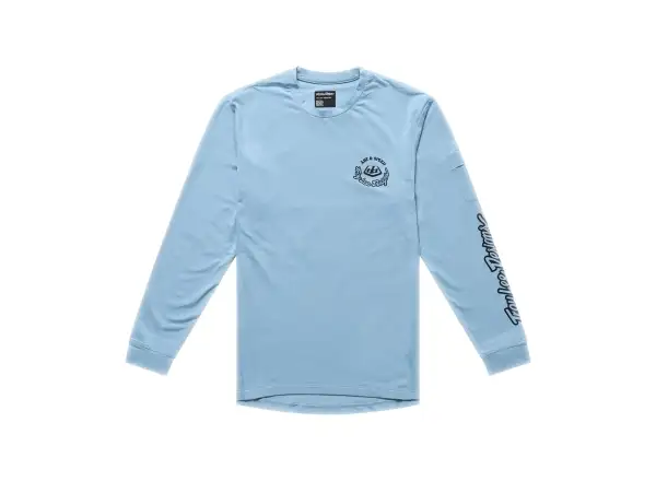 Troy Lee Designs Youth Ruckus Ride kids jersey long sleeve Carbs Dawn Blue