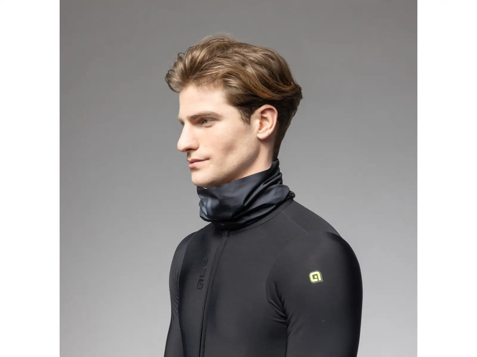 Alé Identity 2.0 cycling neck warmer Charcoal