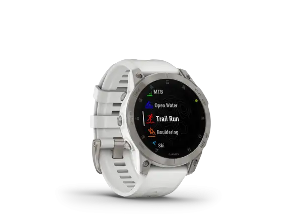 Garmin epix Gen 2 Sapphire Edition smart watch Titanium/White