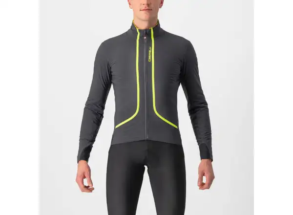 Castelli Flight Air men's jacket gray/lime