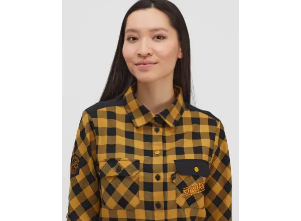 Silvini Briona women's shirt Black/Yellow